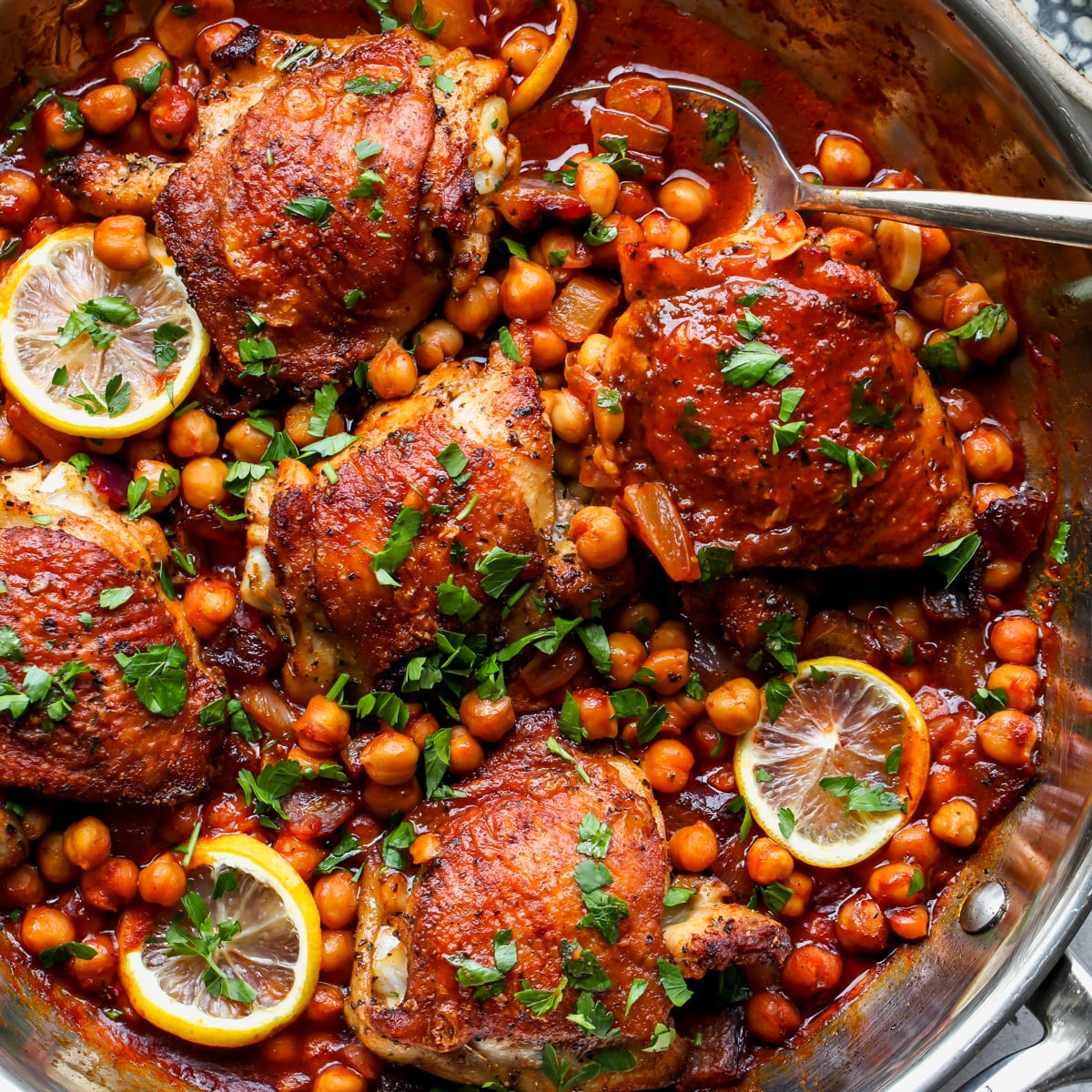Healthy Moroccan Chicken Chickpeas for Weeknight Meals